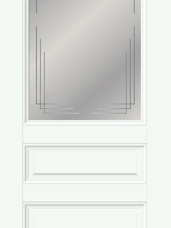 Эльбрус, 600х2000, LR, б/врезки замка и петель, стекло Грани Мателюкс