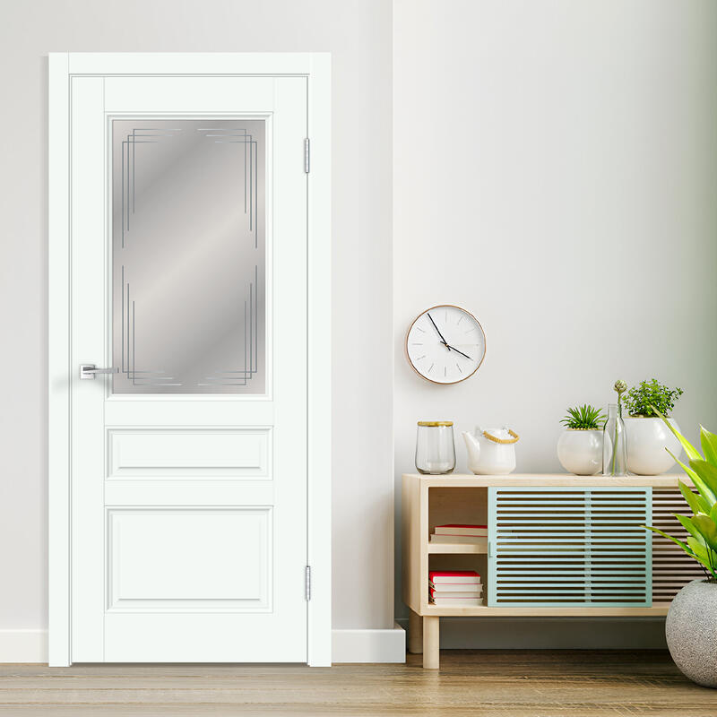 Эльбрус, 900х2000, LR, б/врезки замка и петель, стекло Грани Мателюкс