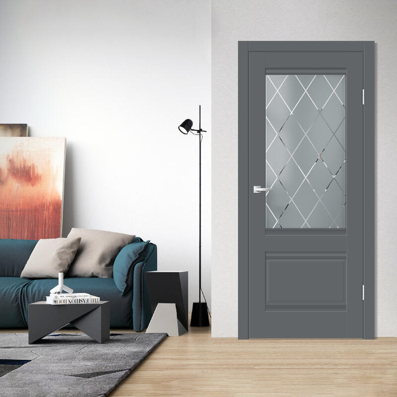 Вулкан, 700х2000, LR, б/врезки замка и петель, стекло РОМБ светлый