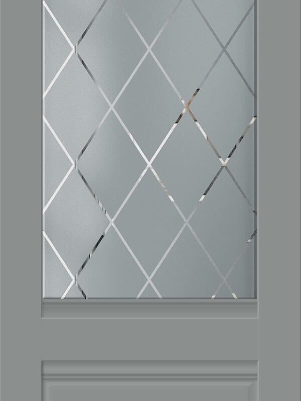 Серый Агат, 600х2000, LR, б/врезки замка и петель, стекло РОМБ светлый