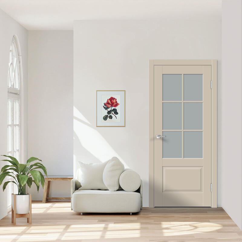 Кварцит, 800х2000, LR, б/врезки замка и петель, стекло Мателюкс