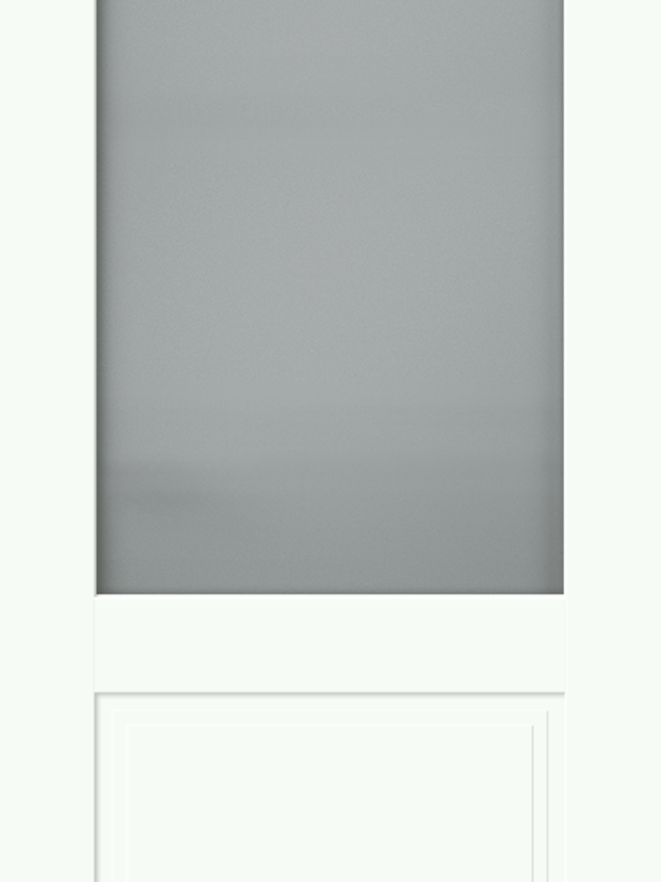 Белый Опал, 600х2000, LR, б/врезки замка и петель, стекло Мателюкс