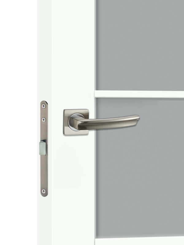 Белый Опал, 900х2000, LR, б/врезки замка и петель, стекло Мателюкс