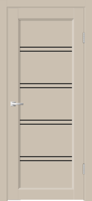 Межкомнатная дверь EMALUX STYLE 4 со стеклом без притвора Кварцит 600х2000