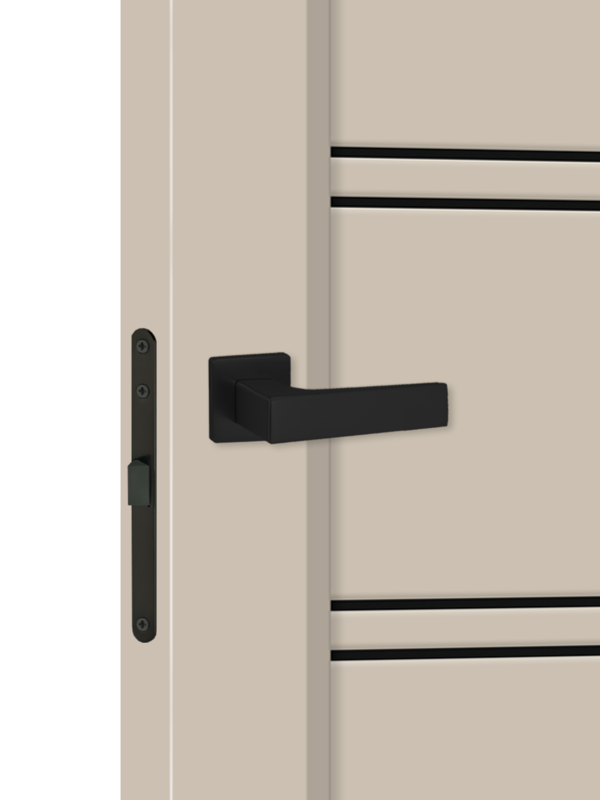 Кварцит, 900х2000, LR, б/врезки замка и петель, стекло Лакобель черное