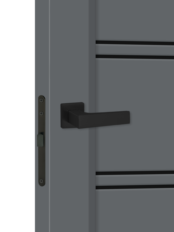 Вулкан, 900х2000, LR, б/врезки замка и петель, стекло Лакобель черное