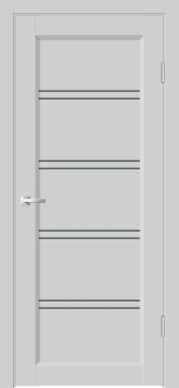 Межкомнатная дверь EMALUX STYLE 4 со стеклом без притвора Доломит 600х2000
