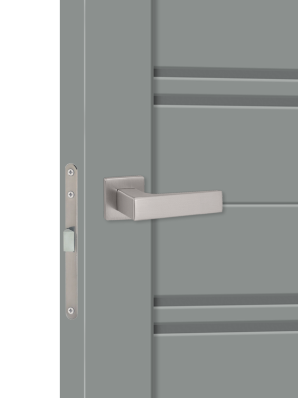 Серый Агат, 800х2000, LR, б/врезки замка и петель, стекло Мателюкс Графит