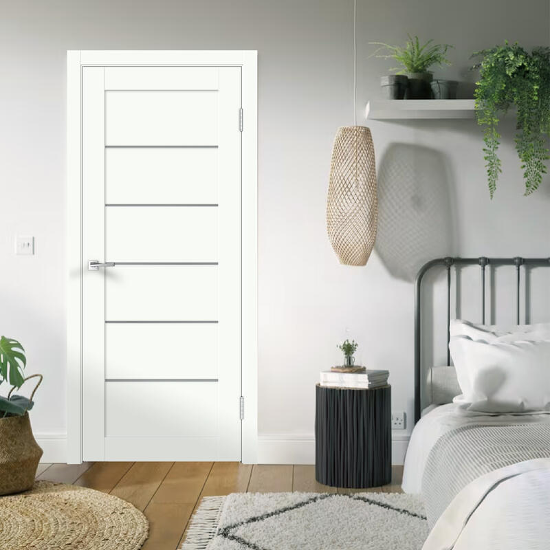 Белый Опал, 800х2000, LR, б/врезки замка и петель, стекло Мателюкс