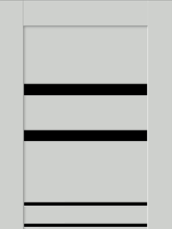 Доломит, 600х2000, LR, б/врезки замка и петель, стекло Лакобель черное