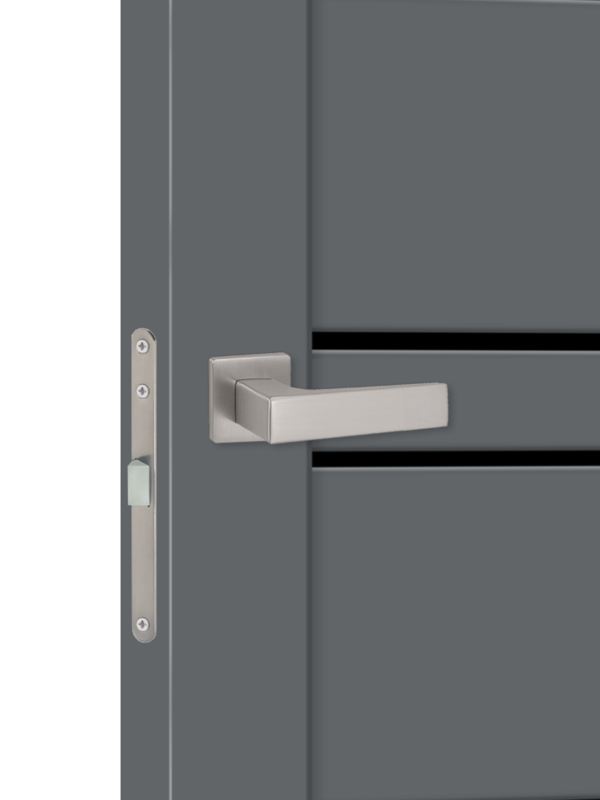 Вулкан, 900х2000, LR, б/врезки замка и петель, стекло Лакобель черное