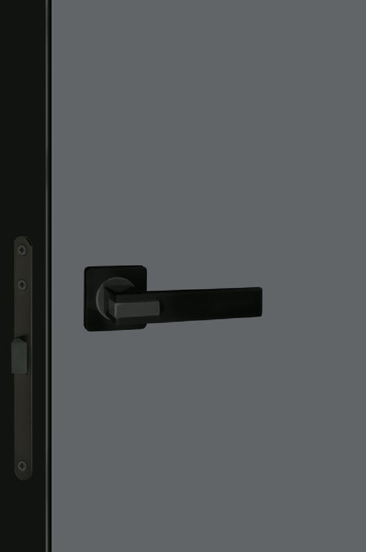 Вулкан, 900х2000, LR, б/врезки замка и петель, кромка ABS 2мм с 4х ст., цвет черный