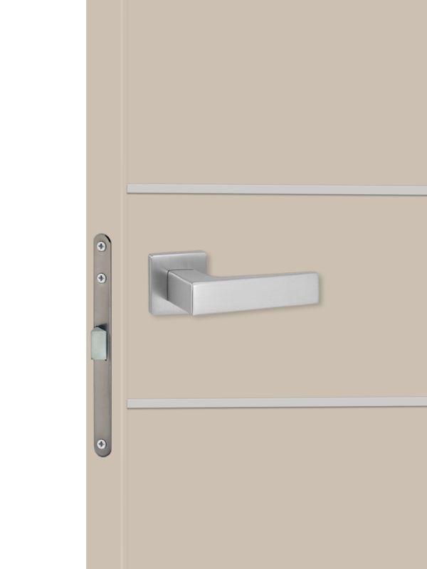 Кварцит, 800х2000, LR, б/врезки замка и петель, кромка ABS 2мм с 4х ст., молдинг цвет алюм.