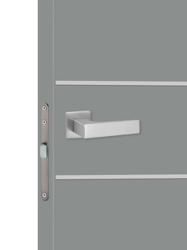 Серый Агат, 700х2000, LR, б/врезки замка и петель, кромка ABS 2мм с 4х ст., молдинг цвет алюм.