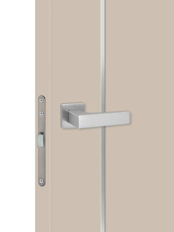 Кварцит, 700х2000, LR, б/врезки замка и петель, кромка ABS 2мм с 4х ст., молдинг цвет алюм.