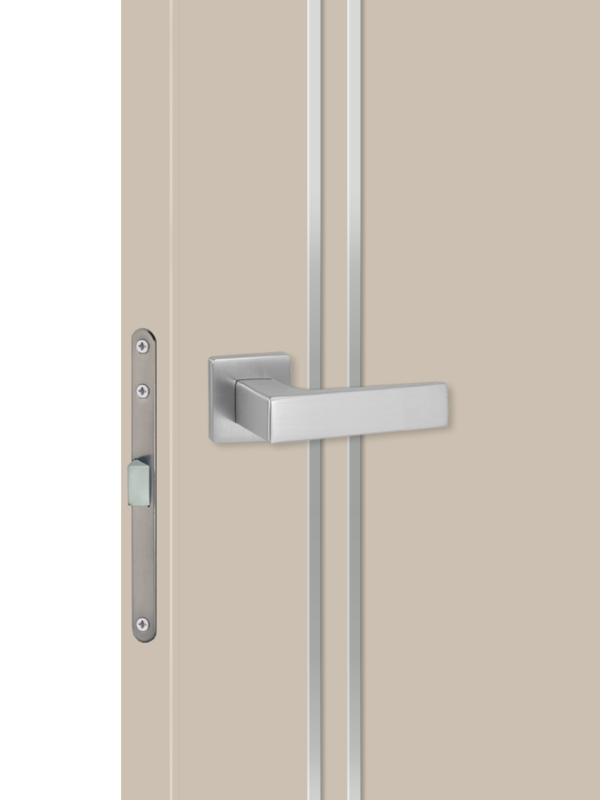 Кварцит, 900х2000, LR, б/врезки замка и петель, кромка ABS 2мм с 4х ст., молдинг цвет алюм.