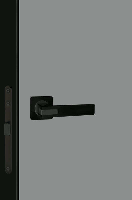 Серый Агат, 800х2000, LR, з. M1895 BL (черный), без врезки п/петли, чёрная алюм. кромка с 4х ст.