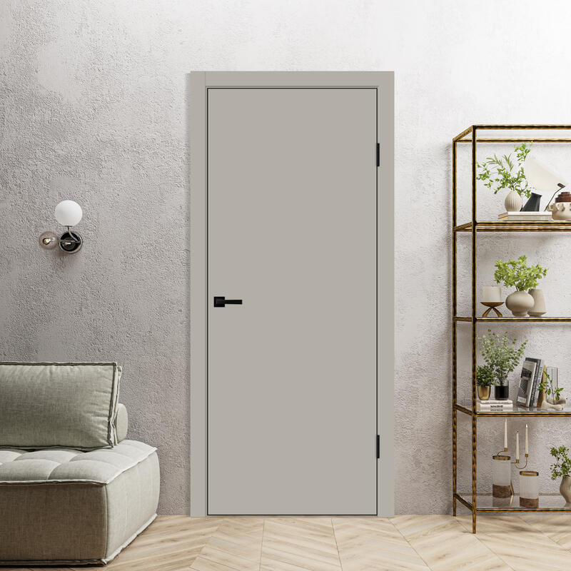 Бежевый Агат, 800х2000, LR, б/врезки замка и петель, кромка ABS 2мм с 4х ст., цвет черный