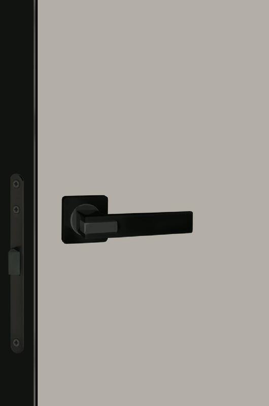 Бежевый Агат, 800х2000, LR, б/врезки замка и петель, кромка ABS 2мм с 4х ст., цвет черный