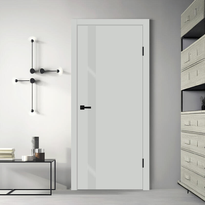 Доломит, 600х2000, LR, б/врезки замка и петель, стекло Лакобель светло-серый, кромка ABS 2мм с 4х ст.