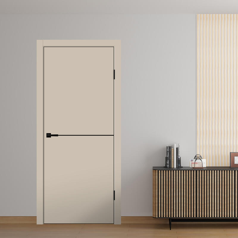 Кварцит, 700х2000, LR, б/врезки замка и петель, кромка ABS 2мм с 4х ст., цвет черный, молдинг цвет черный