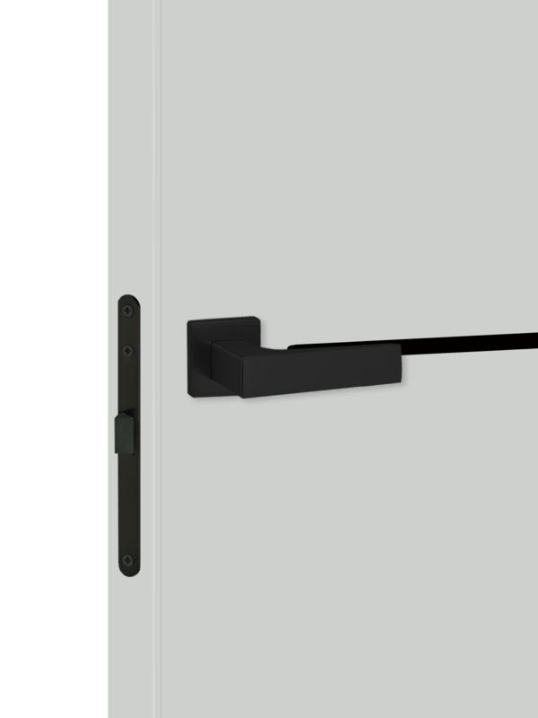 Доломит, 600х2000, LR, б/врезки замка и петель, кромка ABS 2мм с 4х ст., молдинг цвет черный