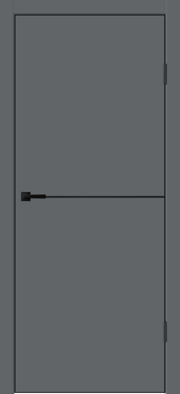 Межкомнатная дверь EMALUX GALANT FH1 глухое без притвора Вулкан 900х2000