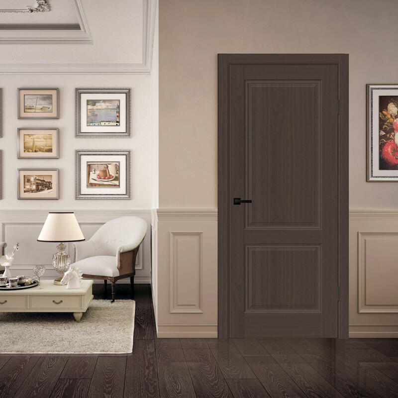 Орех американский шоколад, 800х2000, LR, б/врезки замка и петель