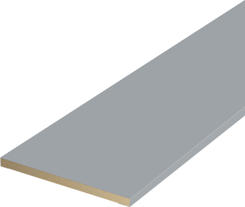 Дверной добор ламинат RAL 7040 серый 125х10х2100