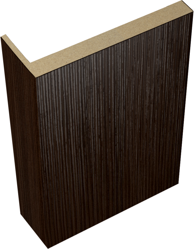 Дверной наличник 3D Flex телескопический L (8мм) Венге 70х25х2200
