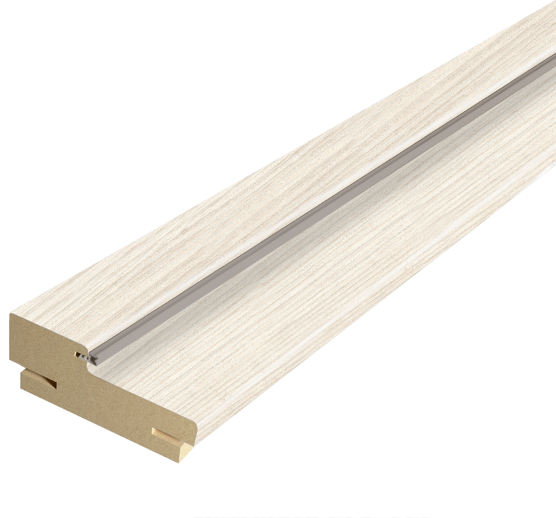 Дверная стойка 3D Flex 70х26х2070мм телескопическая (для дверей без притвора) 44 Белый