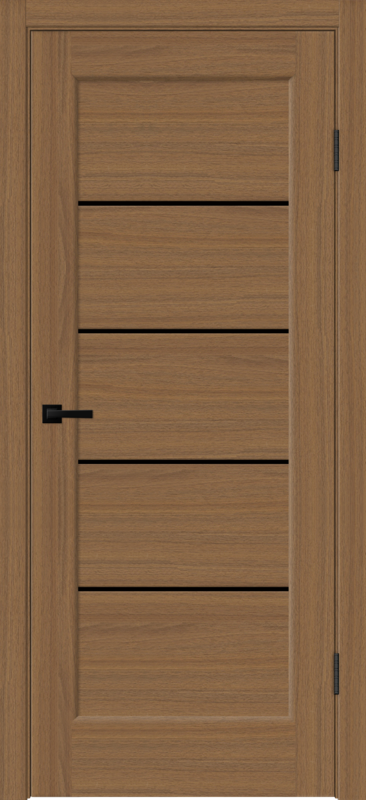 Межкомнатная дверь SOFTWOOD PREMIER 1 со стеклом без притвора Орех американский мореный 600х2000