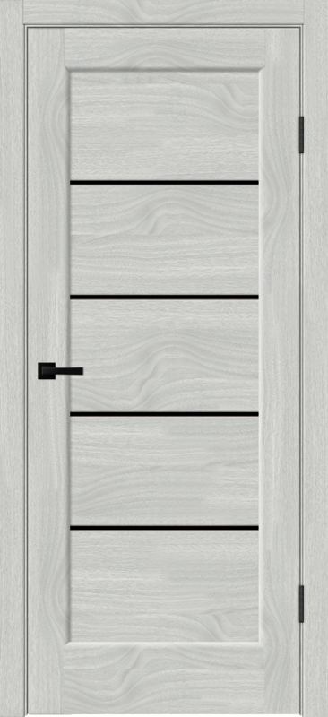 Межкомнатная дверь SOFTWOOD PREMIER 1 со стеклом без притвора Орех американский светлый 600х2000