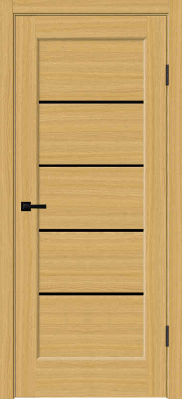 Межкомнатная дверь SOFTWOOD PREMIER 1 со стеклом без притвора Орех американский соломенный 600х2000