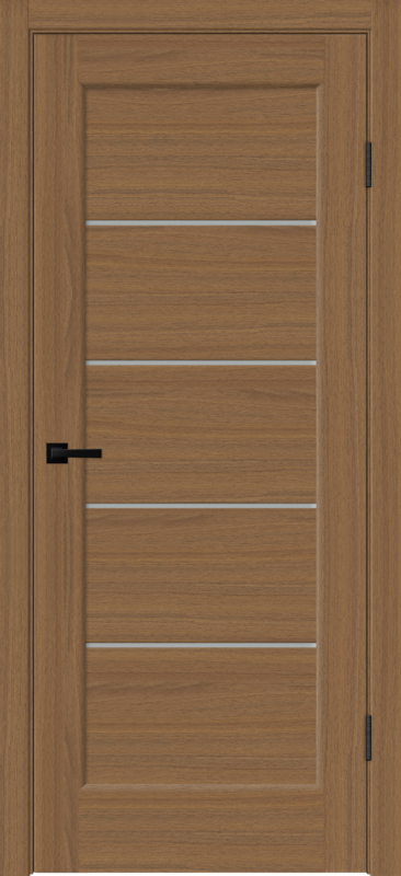 Межкомнатная дверь SOFTWOOD PREMIER 1 со стеклом без притвора Орех американский мореный 600х2000