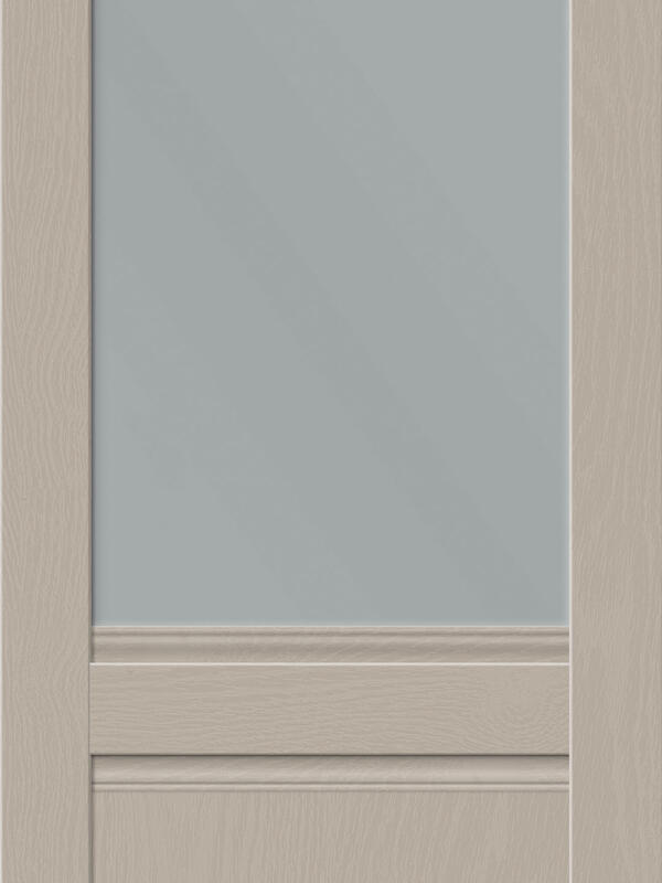 Темно-серый текстурированный, 800х2000, LR, б/врезки замка и петель, стекло Мателюкс, прямая филенка