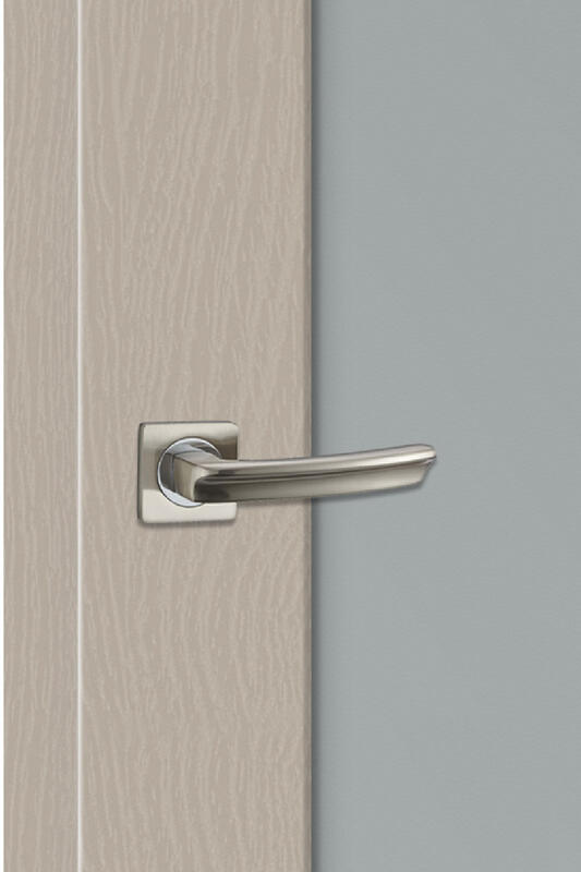 Темно-серый текстурированный, 800х2000, LR, б/врезки замка и петель, стекло Мателюкс, прямая филенка