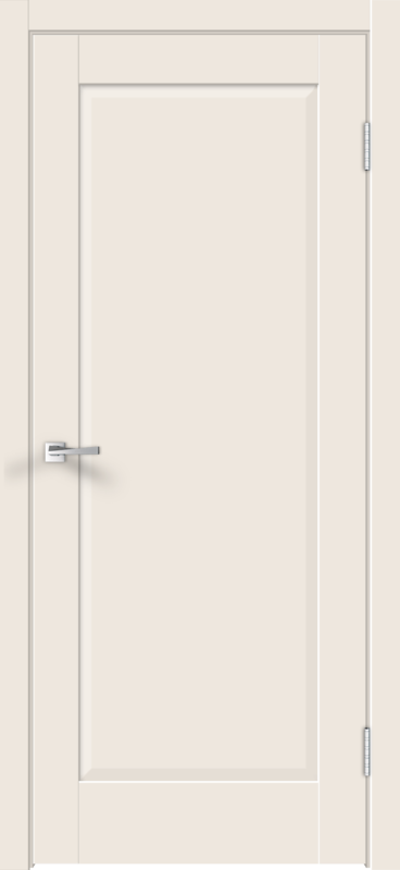 Межкомнатная дверь экошпон ALTO 4P глухое без притвора Эмалит ваниль 700х2000