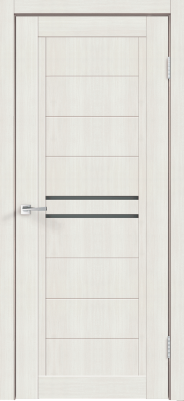 Дуб молочный, 600х2000, LR, з. 1895Р SN, с отв. пл., п. RFN 100х70х2,5 SN 2шт, стекло Мателюкс Графит