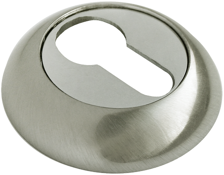 Накладка на евроцилиндр MH-KH MORELLI белый никель/хром