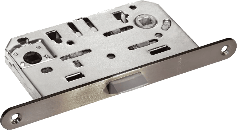 Защелка бесшумная сантехническая 1895P с отв.планкой, MORELLI Black никель