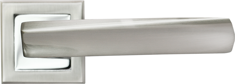 Ручка дверная RAP 11-S RUCETTI белый никель/хром