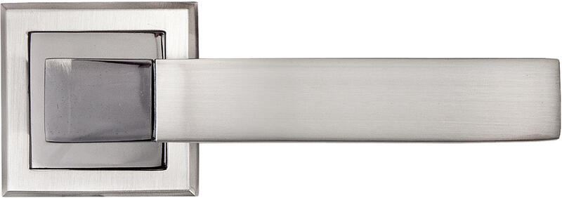 Ручка дверная DIY MH-28 SN/BN-S "FUKOKU", цвет - белый никель/черный никель MORELLI
