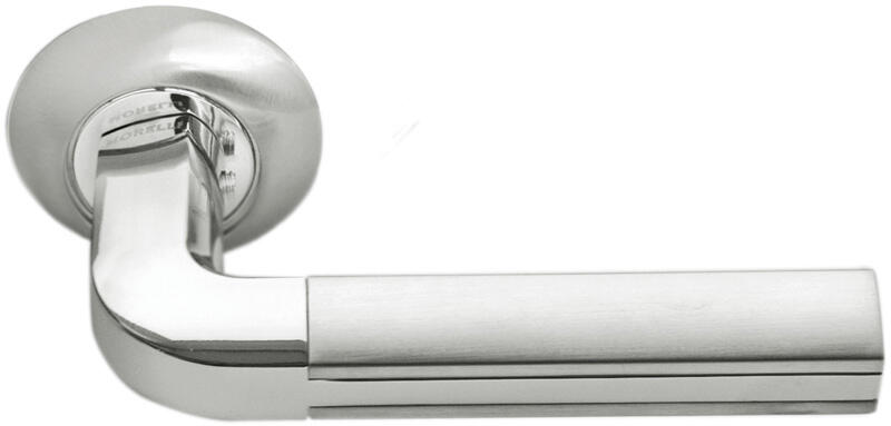 Ручка дверная MH-11 MORELLI белый никель/хром
