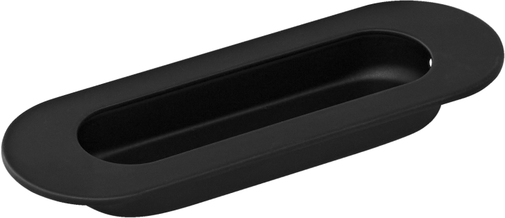 MHS120 BL, ручка для раздвижных дверей, цвет - черный